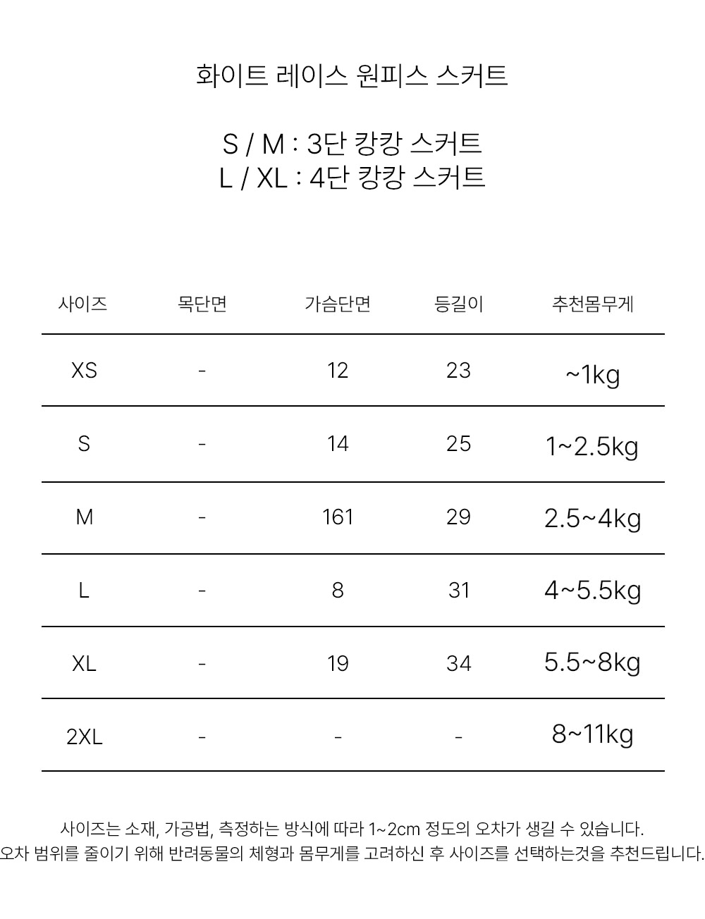 애완견옷 강아지옷 애견원피스 상세 이미지 3