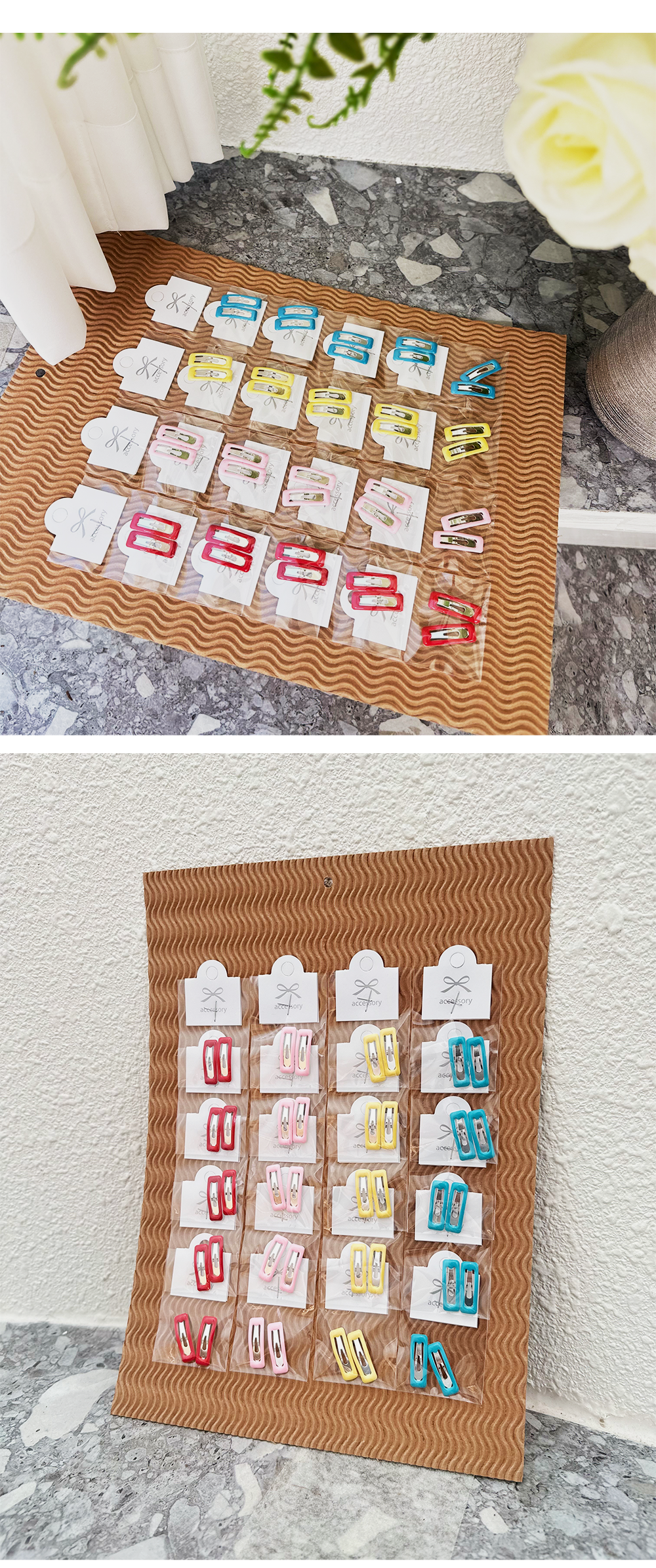 강아지똑딱핀 강아지헤어소품 강아지액세서리 상세 이미지 2