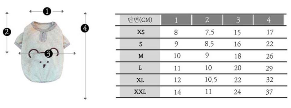 강아지사계절옷 애견반팔티 애완견옷 상세 이미지 21