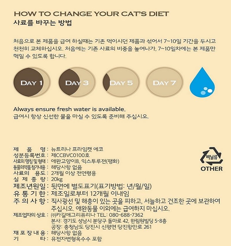 길냥이사료 길냥이밥 고양이대용량사료 상세 이미지 3