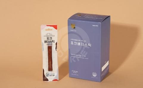 [리치즈박스] 쫄깃 베지스틱-포크 20봉