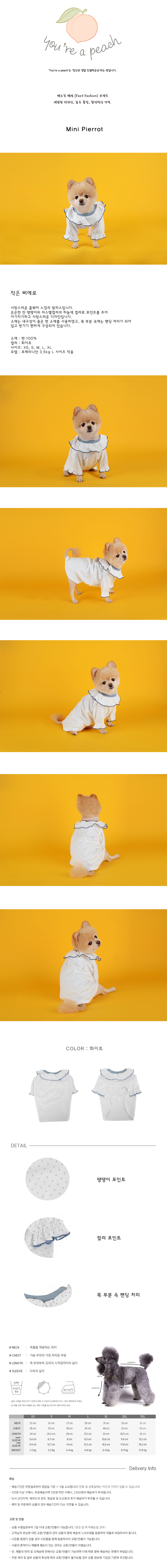 강아지실내복 애견의류 강아지옷 상세 이미지 1